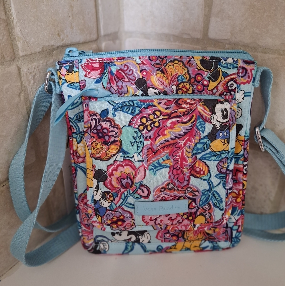 Disney x Vera Bradley Hidden Mickwy Hipster Bag NWT